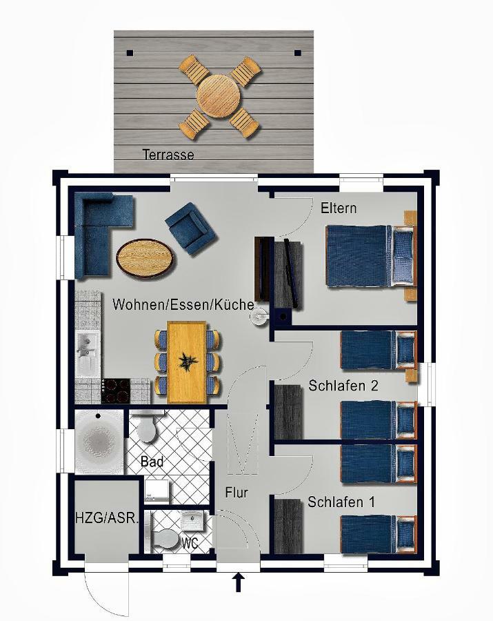 Holunder Huesken Villa Oberlangen Екстериор снимка